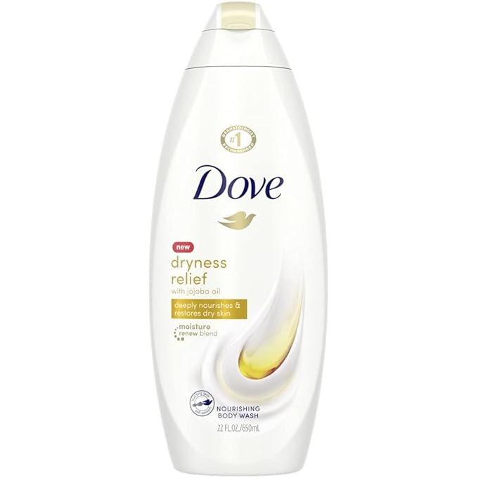 Dove Nourshing Body Wash, Dry Oil Moisture 22 oz (Pack of 2)